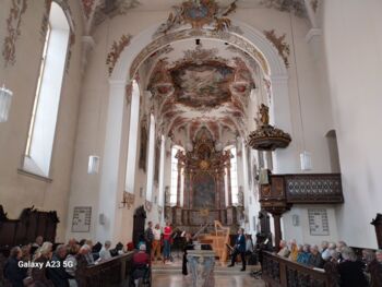 Probenbesuch in der Augustinuskirche bei Gerlinde Sämann & friends